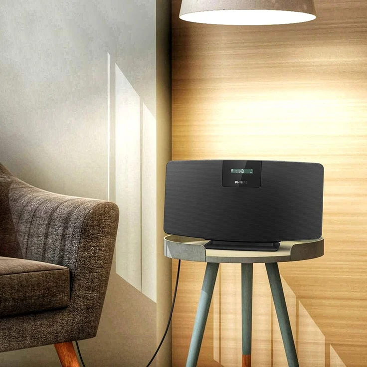 Philips M2505-10 Tischradio mit Bluetooth, LCD-Display, schwarz – Bild 4
