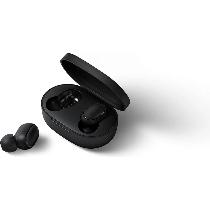 Xiaomi Mi True Wireless Earbuds Basic S In-Ear Kopfhörer, mit Bluetooth, Mikrofon, geeignet für Sport, spritzwassergeschützt, schwarz – Bild 1