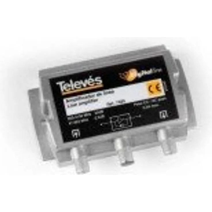 Televes – Amplif. Linea 1E-1S UHF-FI g-2,5-20dB + DC