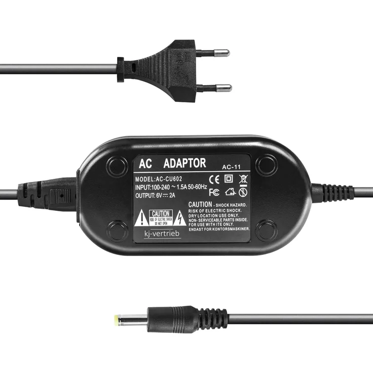 kj-vertrieb Netzteil für Konica Minolta AC-11 - 6V 2A