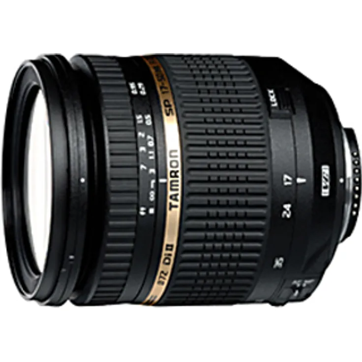 Tamron SP AF 17-50mm 2,8 Di II VC Objektiv (72 mm Filtergewinde, bildstabilisiert) für Nikon