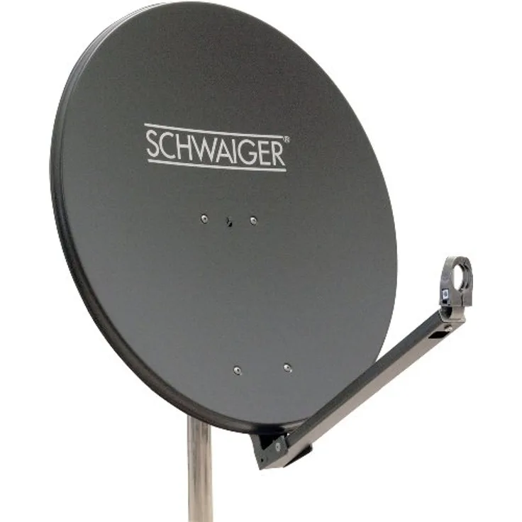 Schwaiger SPI710.1 Aluminium Offset-Parabolantenne (75 cm) anthtazit