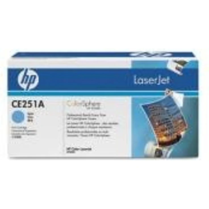 HP 504A Cyan Original LaserJet Tonerkartusche (CE251A) – Bild 1