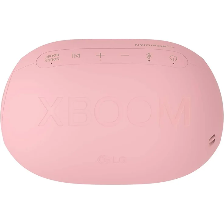 LG XBOOM Go PL2P Bubble Gum, tragbarer Bluetooth-Lautsprecher, spritzwassergeschützt (IPX5), 10 Stunden Akkulaufzeit, 2020, rosa – Bild 7
