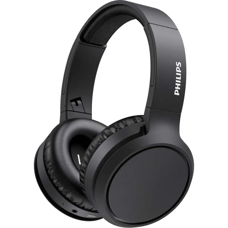 Philips TAH5205BK-00 Over-Ear-Kopfhörer, mit Bluetooth, Mikrofon, schwarz