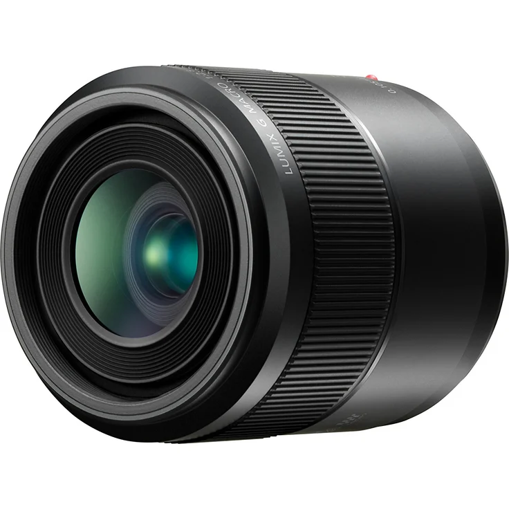 Panasonic H-HS030E LUMIX G Makro 30 mm F2.8 ASPH.Objektiv (O.I.S. Bildstabilisator, Bildwinkel 40°, Filtergröße 46 mm) schwarz – Bild 1