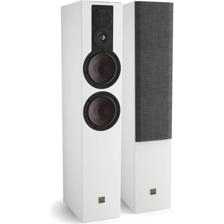 Dali Opticon 6 MKII -Stück weiß seidenmatt-grau, Standlautsprecher, 2.0 Stereo, 2,5 Wege, passiv