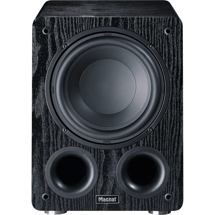 Magnat Alpha RS 8, Aktivsubwoofer mit 200 mm großer Membran und bis zu 160 Watt Leistung Schwarz Aktiv-Subwoofer mit 200 mm großer Membran und bis zu 160 Watt Leistung