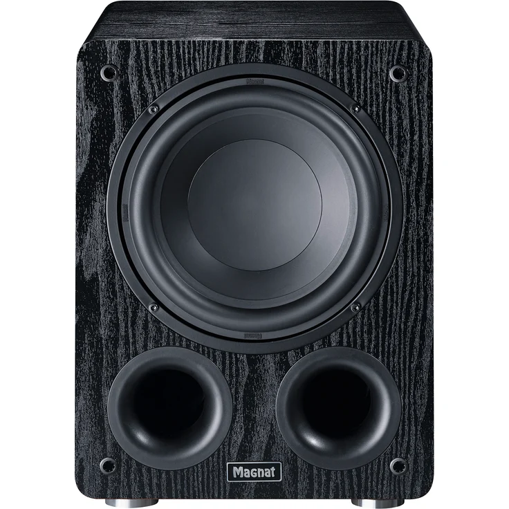 Magnat Alpha RS 8, Aktivsubwoofer mit 200 mm großer Membran und bis zu 160 Watt Leistung Schwarz Aktiv-Subwoofer mit 200 mm großer Membran und bis zu 160 Watt Leistung – Bild 1