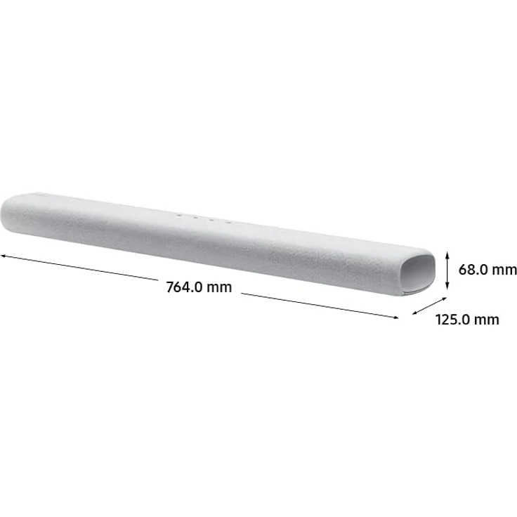 Samsung HW-S61A-ZG 5.0 Soundbar mit eingebautem Subwoofer, 200 W, grau – Bild 4