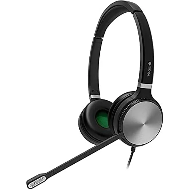 Yealink Headset YHS36 Dual, Schwarz/Silber