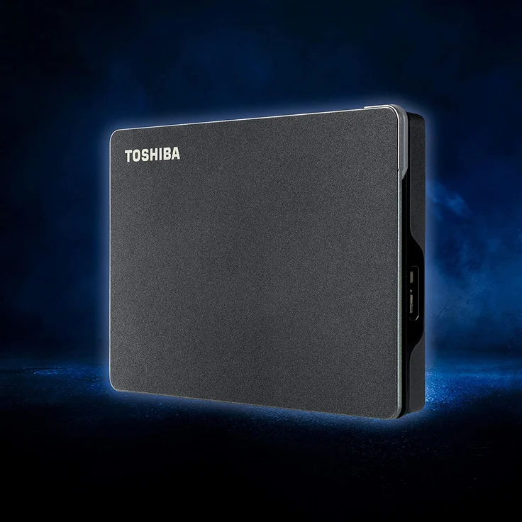 Toshiba Canvio Gaming - Festplatte - 4 TB - extern (tragbar) - 2.5 Zoll (6.4 cm) - USB 3.2 Gen 1 - Schwarz (HDTX140EK3CA) – Bild 2