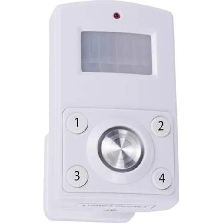 Smartwares SC40 Bewegungssensor mit Alarmfunktion Mini- Alarm Zimmeralarm mit Bewegungsmelder, Weiß