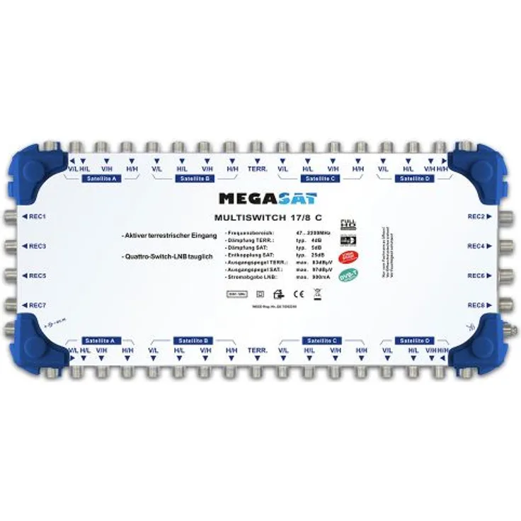 MegaSat Multischalter 17/8 C