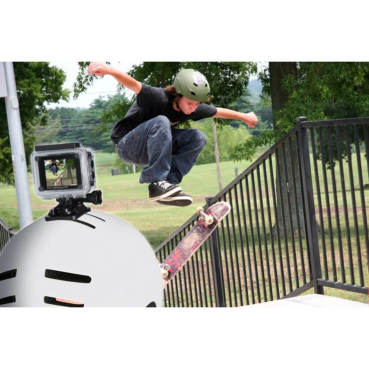 Rollei Actioncam 372 - Action-Camcorder mit Full HD Video Auflösung 1080-30 fps, bis 30 m wasserfest - Schwarz – Bild 7
