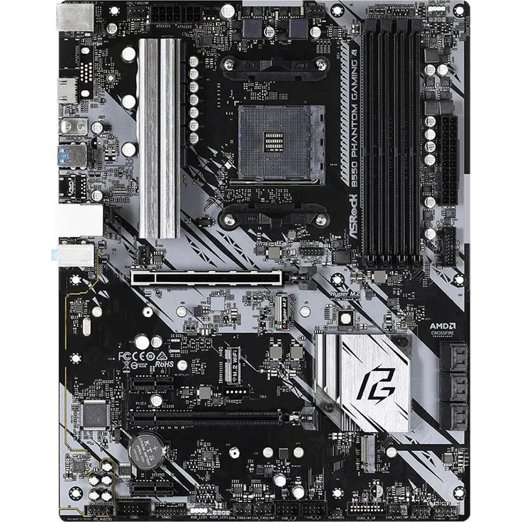 Asrock B550 Phantom Gaming 4 - ATX, AMD B550, Sockel AM4, Dual-channel DDR4 (90-MXBCY0-A0UAYZ) – Bild 2