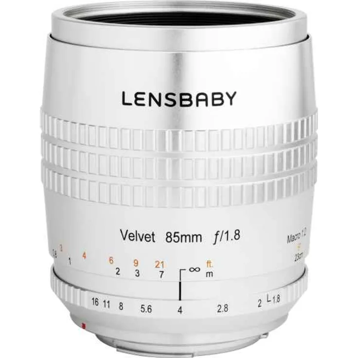 Lensbaby Velvet 85 silver Canon EF