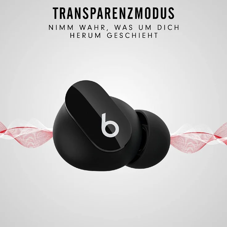 Beats By Dre Studio Buds In-Ear-Kopfhörer, True-Wireless, IPX4, schwarz – Bild 7