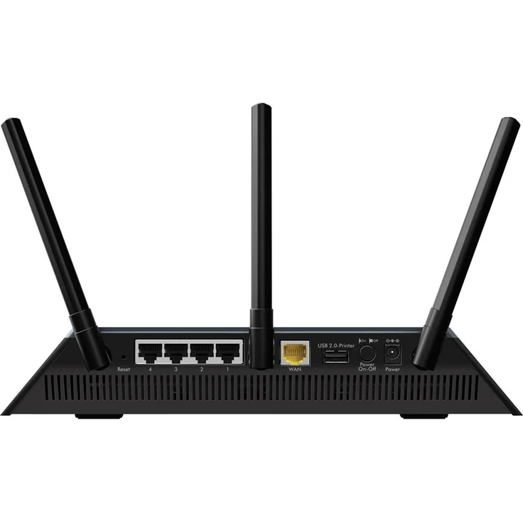 Netgear R6400 Gigabit WLAN Router AC1750 (Dual-Band, 802.11ac, bis zu 1750 MBit-s, USB 3.0 Anschluss, 4x GB LAN-Ports, inkl. 30 Tage Circle Kinderschutz) – Bild 2