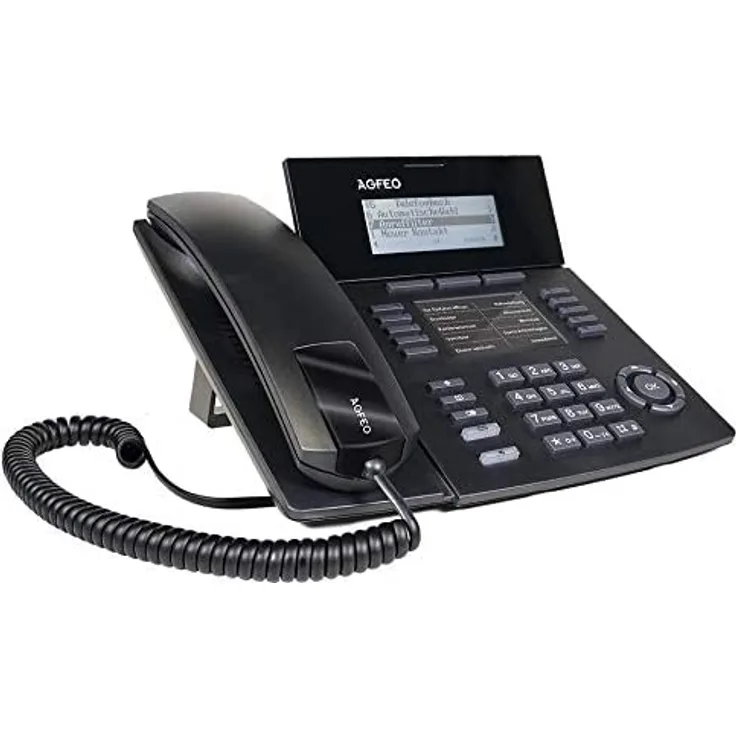 Agfeo SENSORfon ST54 IP, schnurgebundenes Telefon, schwarz
