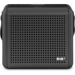 Nordmende Transita 110 Retro Tragbares Radio, OLED-Display, schwarz