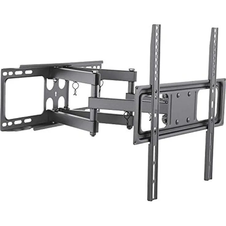 Metronic 45106 TV-Wandhalterung, schwenkbar, kippbar, ausziehbar, Schwarz