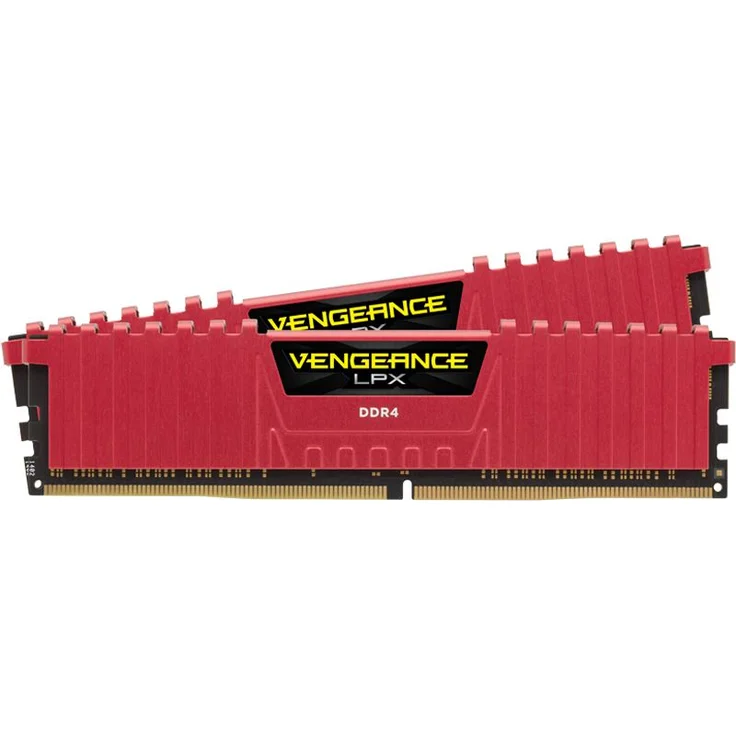 Corsair Vengeance LPX 16GB (2x8GB) DDR4 3200MHz C16 XMP 2.0 High Performance Desktop Arbeitsspeicher Kit, Rot - Preisvergleich – Bild 1