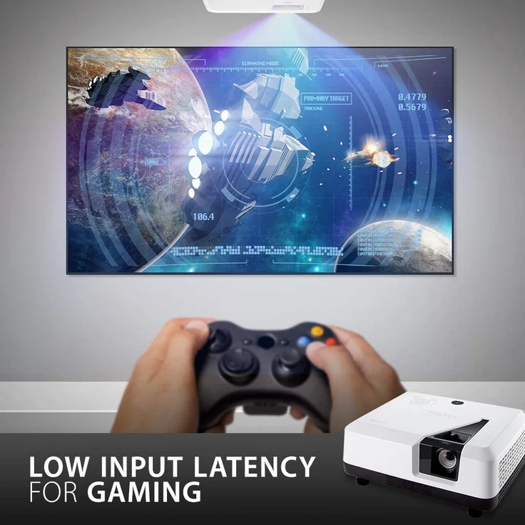 Viewsonic LS700HD Business-Beamer, DLP, Full HD (1920 x 1080), Kontrast 10000:1, 3500 ANSI-Lumen, Bildverhältnis 16:9, weiß/schwarz – Bild 6