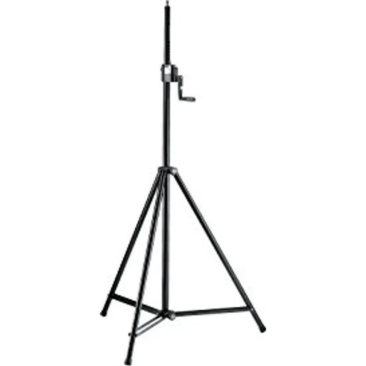 Konig & Meyer 11.3020 186-304cm Lackiert Höhenverstellbar Aluminium Version Teleskop Leuchtenstativ - Mattschwarz