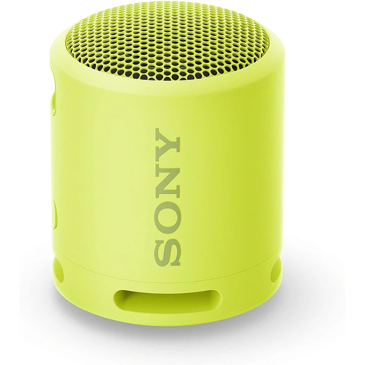 Sony SRS-XB13 Bluetooth-Lautsprecher, tragbar, Extra Bass, 16 Stunden Akkulaufzeit, wasserfest (IP67), Gelb – Bild 1