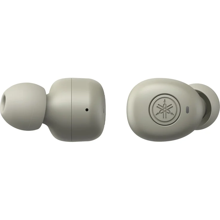 Yamaha TW-E3B True Wireless In-Ear-Kopfhörer mit Bluetooth, Mikrofon, geeignet für Sport, spritzwassergeschützt, wasserdicht, grau – Bild 1