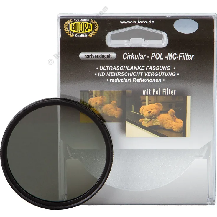 Bilora 7014-37 Zirkular-Polfilter, mehrschichtvergütet MCHD,  Low Profile 37 mm schwarz