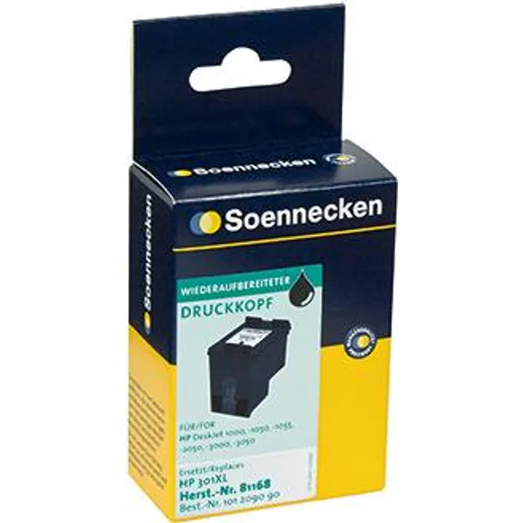 Soennecken Tintenpatrone 81168 wie HP CH563EE 301XL schwarz (81168)