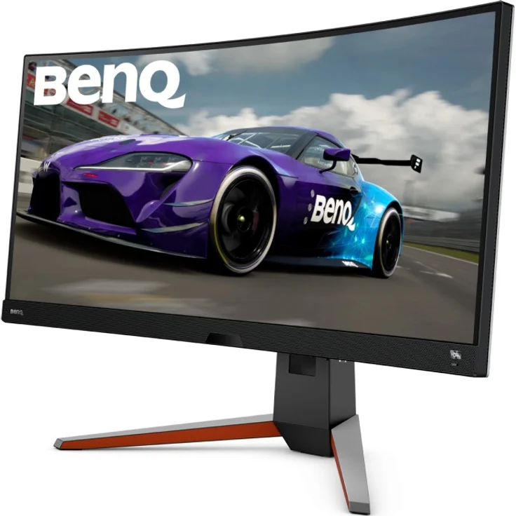 BenQ MOBIUZ EX3415R - 34 Zoll, QHD (3440 x 1440), IPS-Panel, 144Hz, 1ms, 400cd/m² (9H.LK2LJ.TBE) – Bild 2