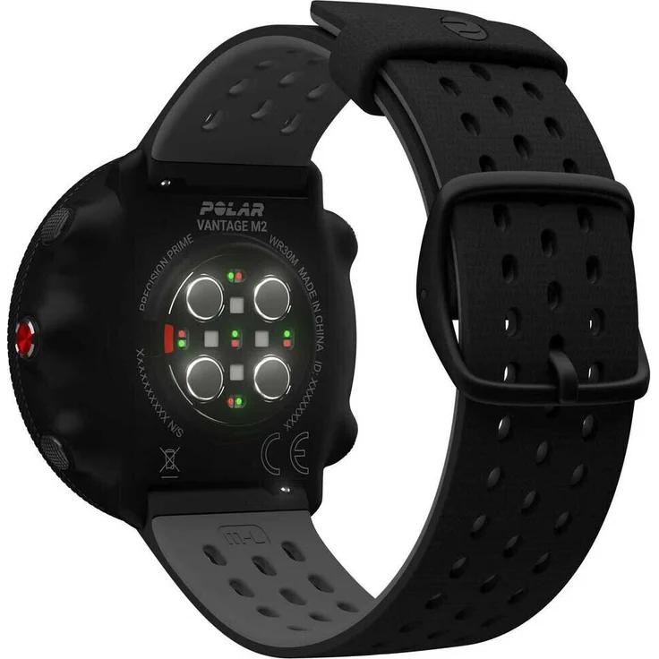 Polar Vantage M2 Smartwatch GPS, Unisex, Einheitsgröße, Silikonarmband, Schwarz/Grau (90085160) – Bild 3