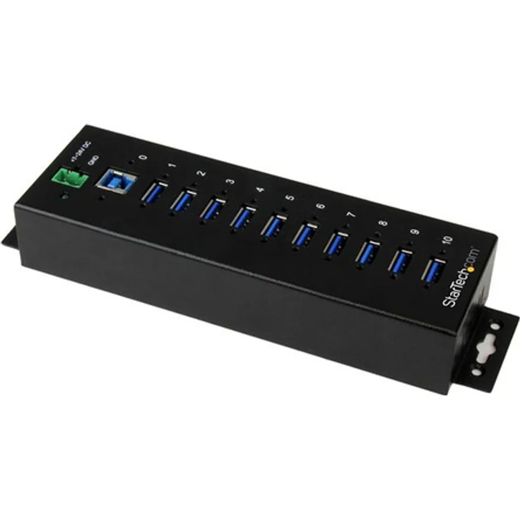 StarTech.com 10-100 Mbit-s Ethernet auf USB 2.0 Netzwerk LPR Printserver - USB Druckserver - Print Server mit Auto-sensing – Bild 2