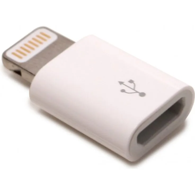 Apple (Lightning auf Micro-USB) Adapter weiß