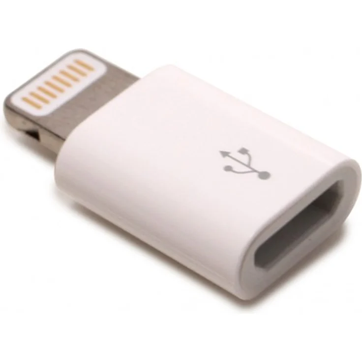 Apple (Lightning auf Micro-USB) Adapter weiß – Bild 1