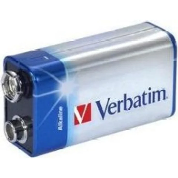 Verbatim Alkalibatterie 9V - 6LR61 Block Batterie, Stückzahl: 1