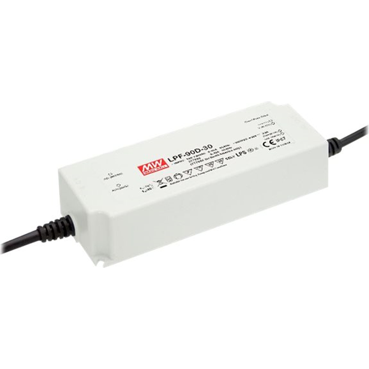 Mean Well LPF-90 Series LPF-90-24 - LED-Treiber - 90 Watt - 3,75 A (LPF-90-24)