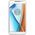 Lenovo Moto G4 Smartphone 14cm Pixel (5,5 Zoll) IPS-Display, 16GB interner Speicher, 2GB RAM, Dual-SIM, Android, Weiß