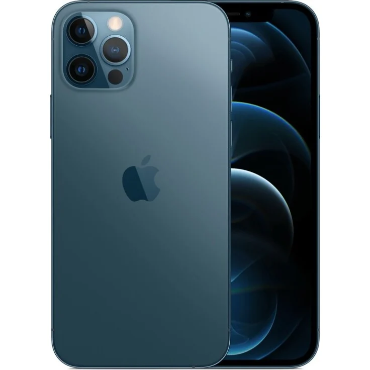 Apple iPhone 12 Pro 5G Smartphone 15,49cm (6,1 Zoll) OLED-Display, 128GB interner Speicher, Dual-SIM, Pacific Blue – Bild 2
