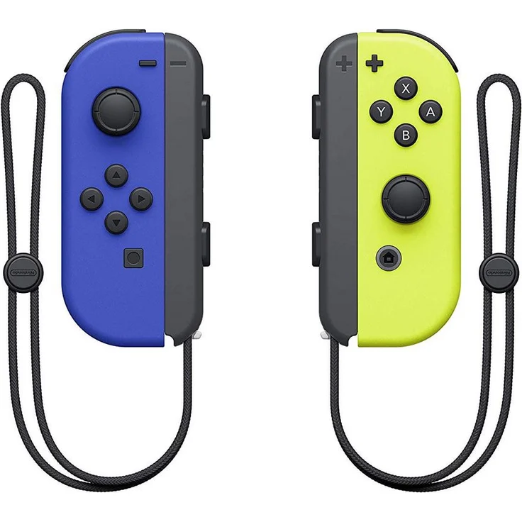 Nintendo Joy-Con 2er Set Blau, Neon-Gelb Blau, Gelb (10002887) (Switch) – Bild 2
