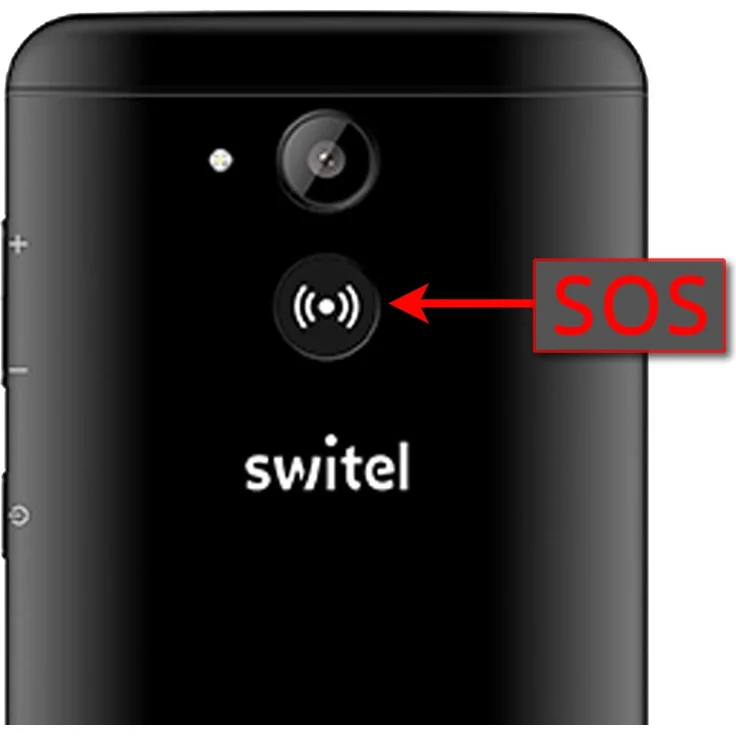 Switel VS700 Android Smartphone 5,5 Zoll Display, mit SOS-Notruftaste, Hörgerätekompatibel, Klingelton- und Lautstärkeverstärkung, 13MP/8 MP Kamera, Schwarz – Bild 3