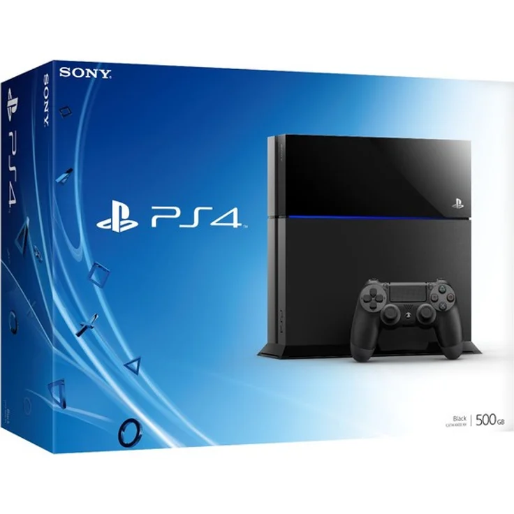 Sony PlayStation 4 Jet Black 500GB – Bild 1