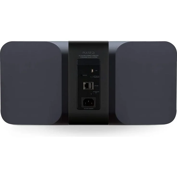 Bluesound Pulse 2i Multiroom-Lautsprecher mit Alexa, Webradio, geeignet für Indoor, Outdoor, schwarz – Bild 3