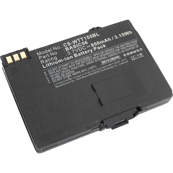 VHBW Li-Ion Akku 850mAh (3.7V) für Funkgerät Siemens Gigaset SL55, SL550, SL555, SL56, SL560, SL565 wie BASIC56.