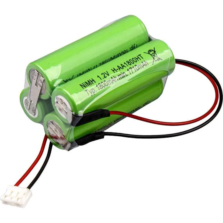 NiMH4820Q 4,8V NiMH Akku 1800mAh 20cm Kabel + Stecker
