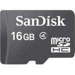 SanDisk microSDHC 16GB Class 4 Speicherkarte (inkl. microSD zu SD Adapter) - Preisvergleich