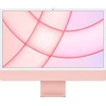 Apple iMac 2021 24.0 Retina M1 8-Core GPU 16GB RAM 256GB SSD Magic Keyboard mit TouchID und Ziffernblock - BTO MGPM3D-A pink (#568546)